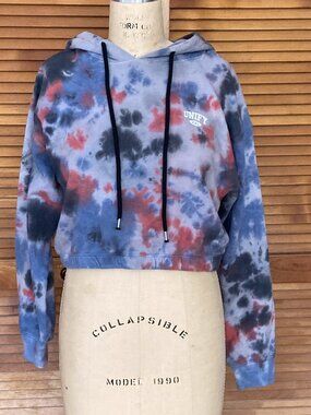 Tie dye Cropped Hoodie